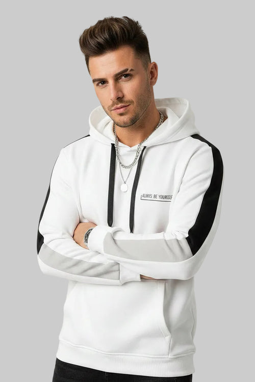 Polyester Hooded Pullover Sweatshirt