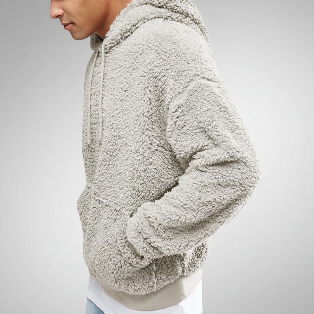 Men's Fluffy Fleece Hoodie
