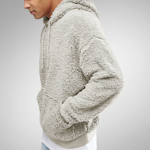 Men's Fluffy Fleece Hoodie
