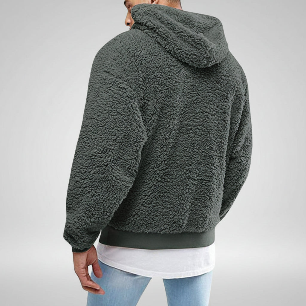 Men's Fluffy Fleece Hoodie