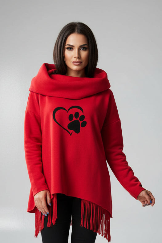 Oversized Fashion Pullover Sweatshirt