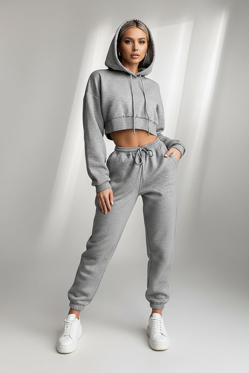 Fleece Hoodie Sweatpants Set