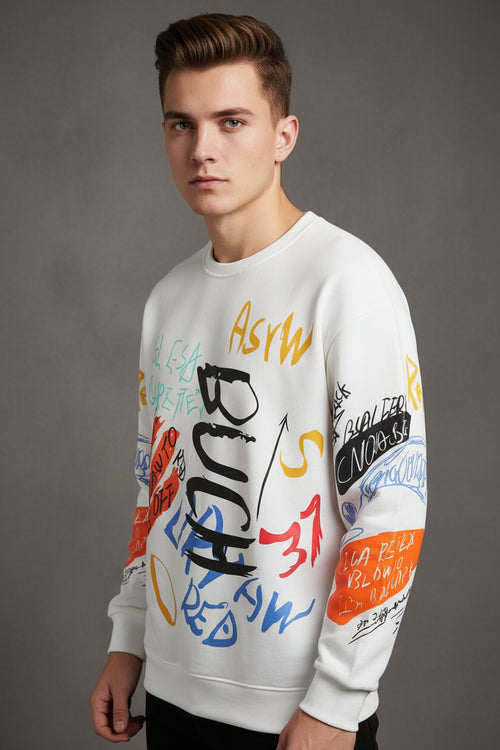 Men's Harajuku Crewneck Sweatshirt