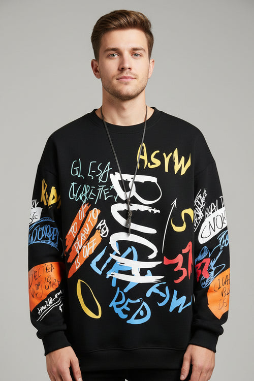 Men's Harajuku Crewneck Sweatshirt