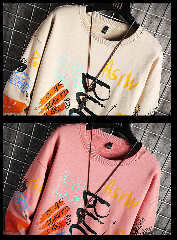 Men's Harajuku Crewneck Sweatshirt