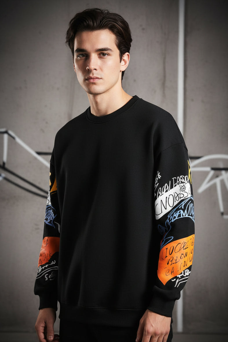 Men's Harajuku Crewneck Sweatshirt