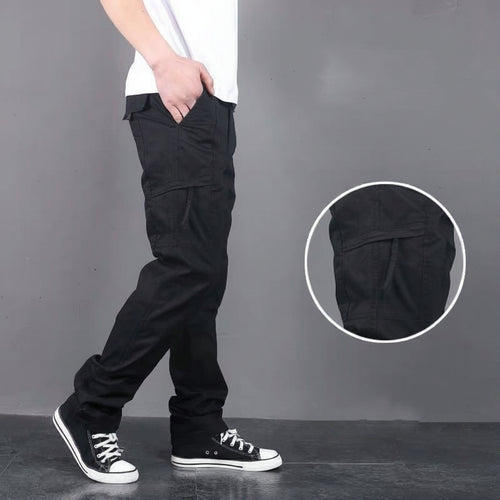 Men's Cotton Multi-Pocket Trousers