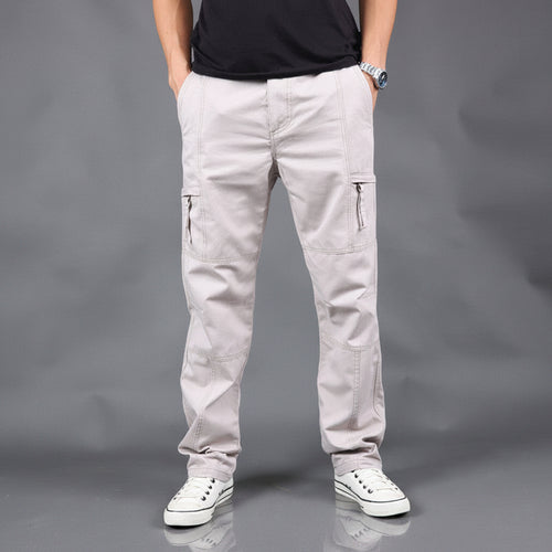 Men's Cotton Multi-Pocket Trousers