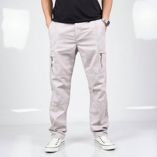 Men's Cotton Multi-Pocket Trousers