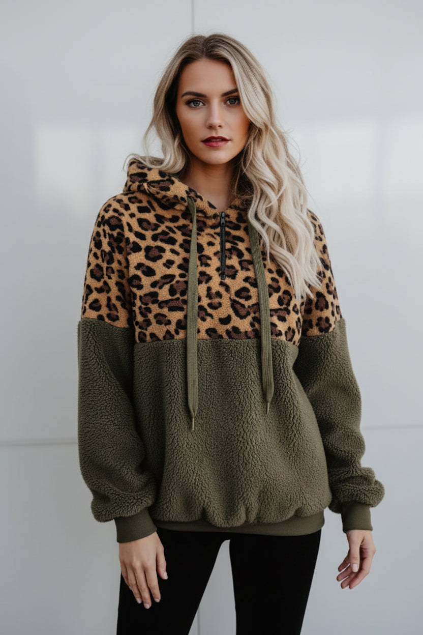 Zip-Up Pocket Hoodie