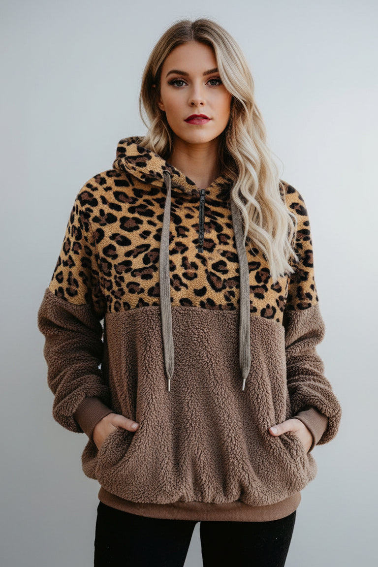 Zip-Up Pocket Hoodie