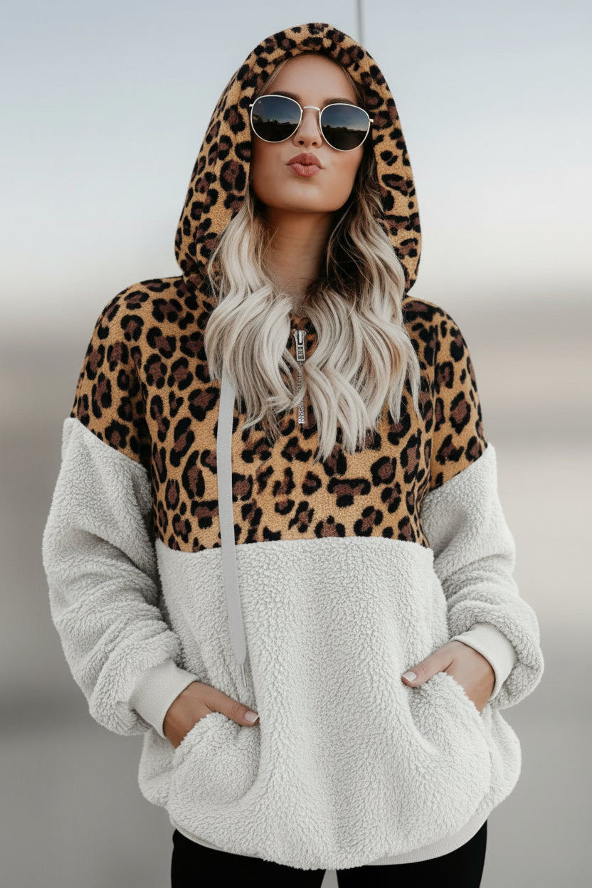 Zip-Up Pocket Hoodie