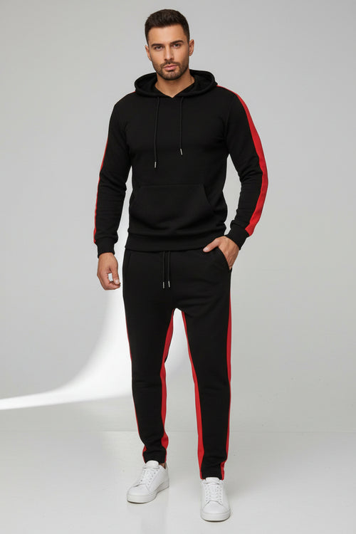 Men's Hooded Patch Tracksuit