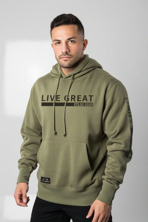 Printed Polyester Hooded Sweatshirt