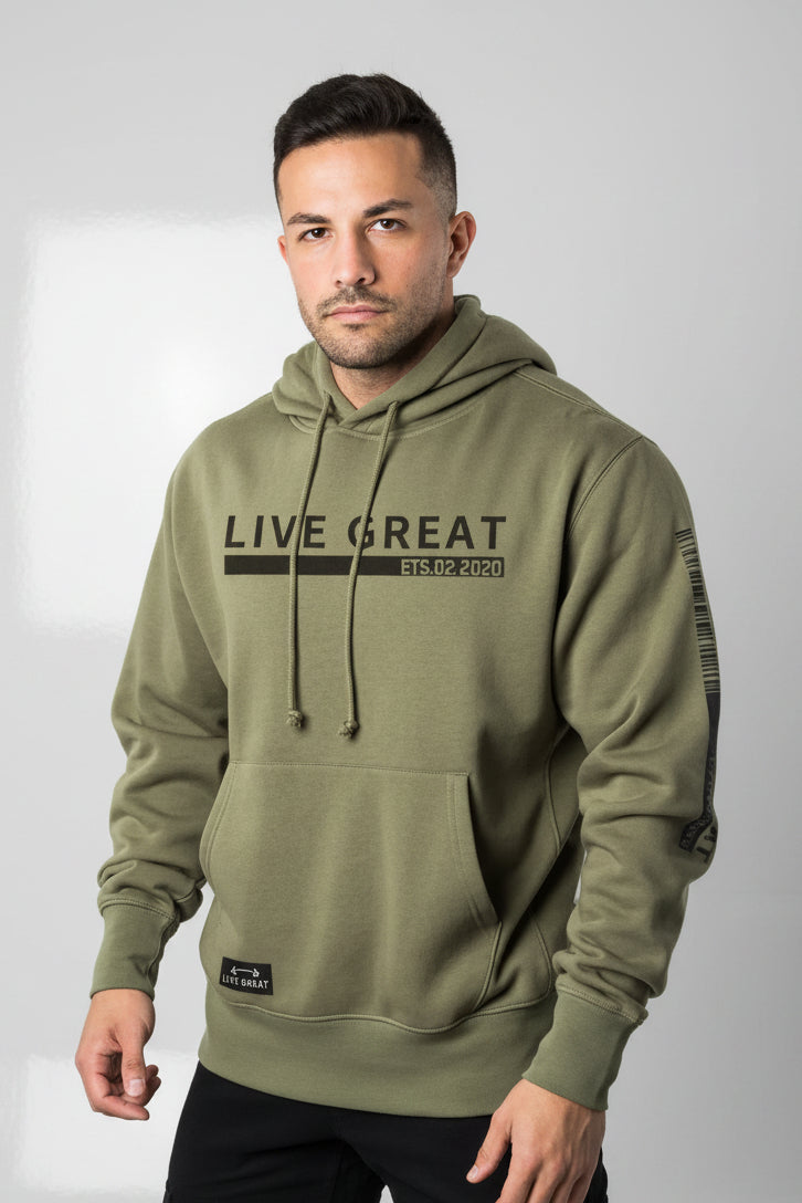 Printed Polyester Hooded Sweatshirt
