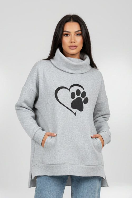 Oversized Fashion Pullover Sweatshirt