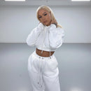 Fleece Hoodie Sweatpants Set