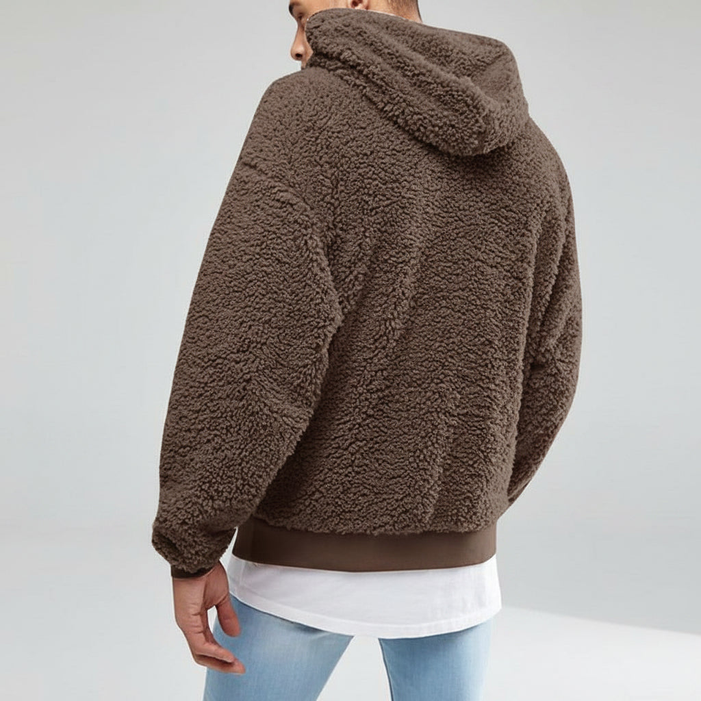 Men's Fluffy Fleece Hoodie