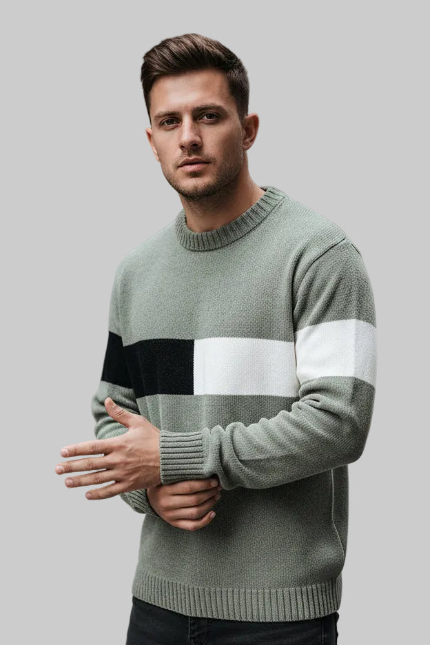 Loose Fit Pullover Sweatshirt