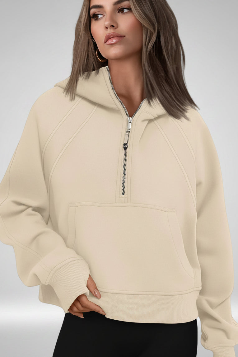 Solid Colour Pullover Hoodie