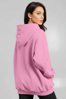 Women's Oversized Fleece Pullover Hoodie with Pocket