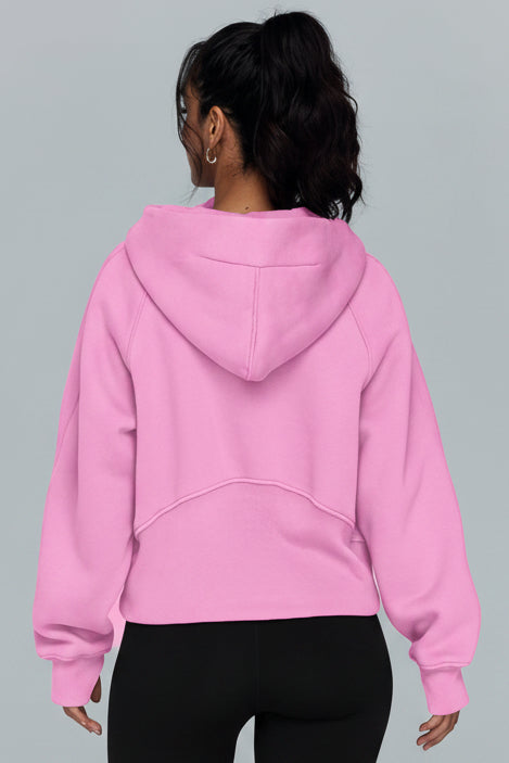 Solid Colour Pullover Hoodie