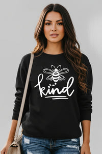 Bee Print Cotton Sweatshirt