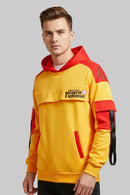 Colorblock Jacquard Slim Hoodie