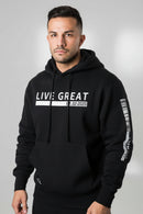 Printed Polyester Hooded Sweatshirt