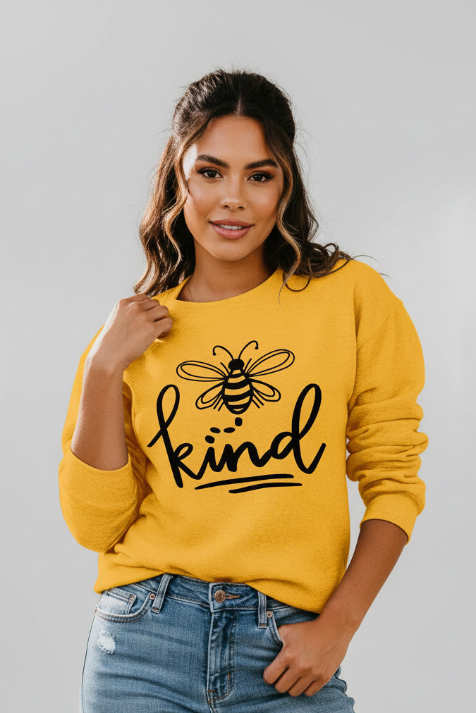 Bee Print Cotton Sweatshirt
