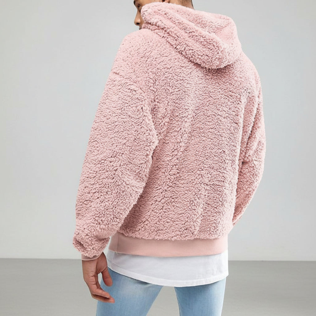Men's Fluffy Fleece Hoodie
