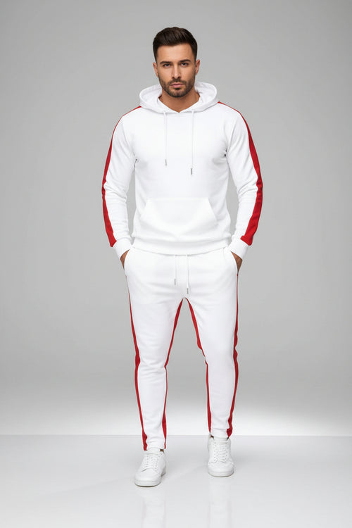 Men's Hooded Patch Tracksuit