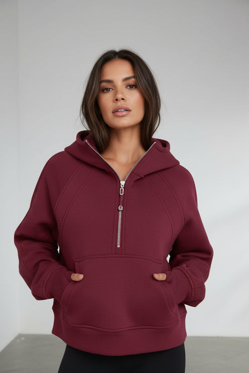 Solid Colour Pullover Hoodie