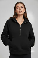 Solid Colour Pullover Hoodie