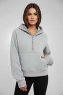 Solid Colour Pullover Hoodie