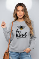 Bee Print Cotton Sweatshirt