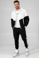 Zip Patchwork Tracksuit Set