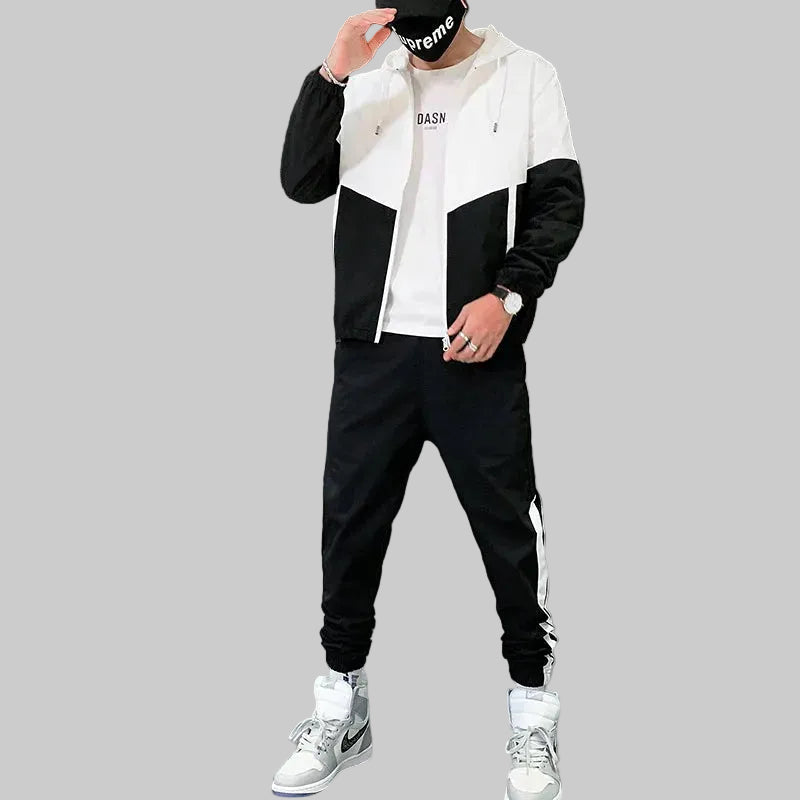 Men's Zip Tracksuit Set