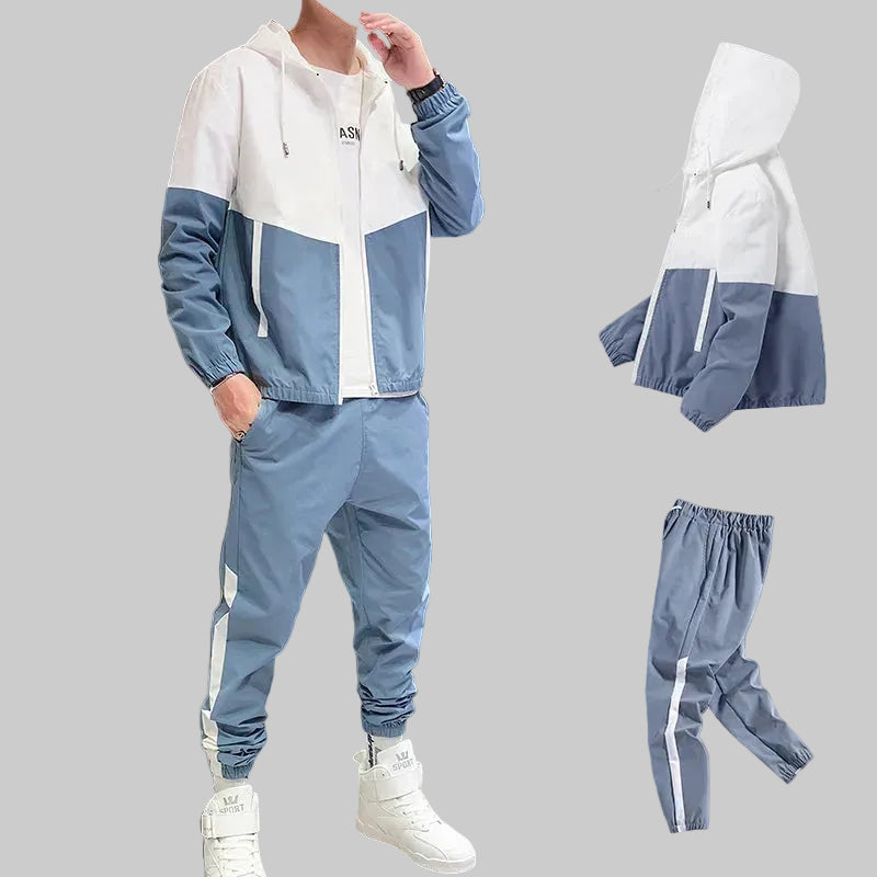 Men's Zip Tracksuit Set