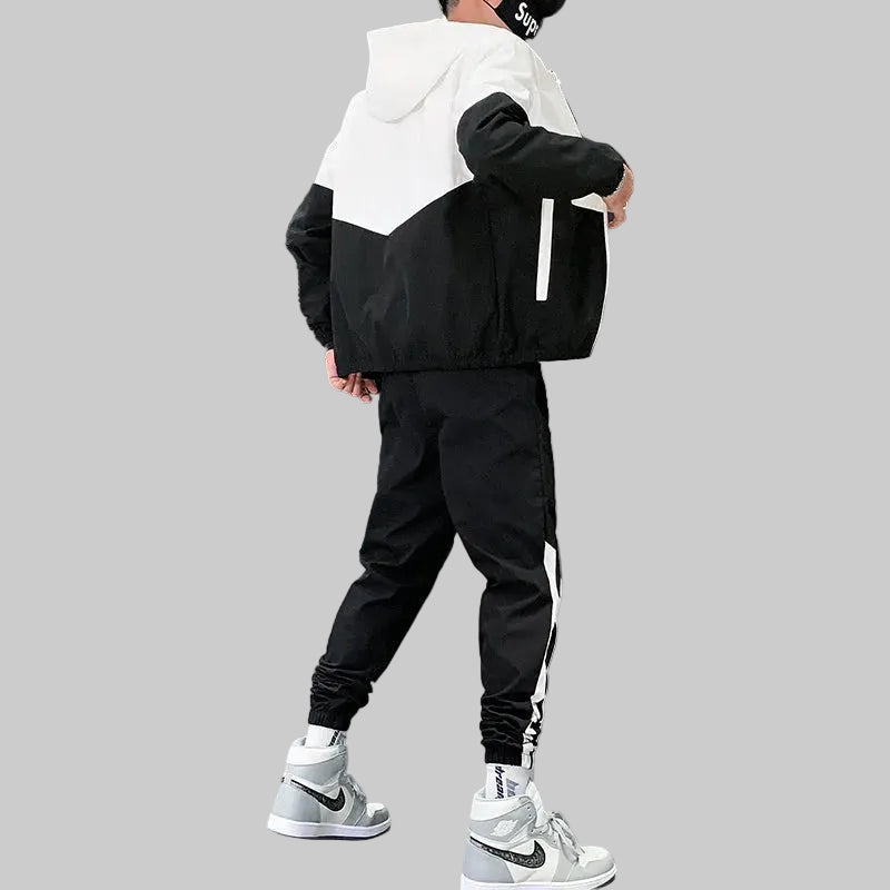 Men's Zip Tracksuit Set