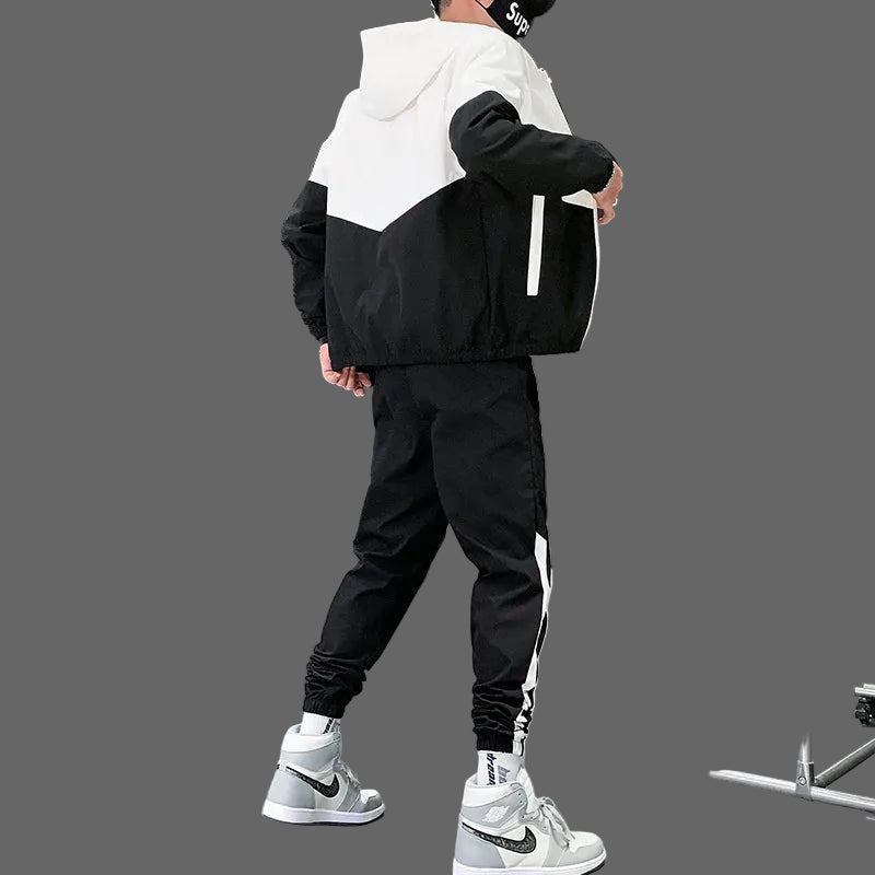 Men's Zip Tracksuit Set
