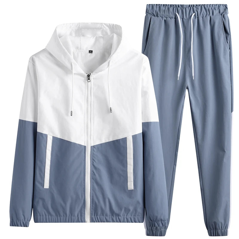 Men's Zip Tracksuit Set