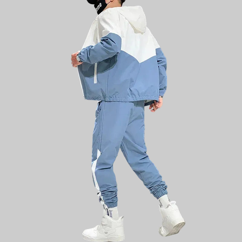 Men's Zip Tracksuit Set