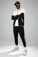 Zip Patchwork Tracksuit Set