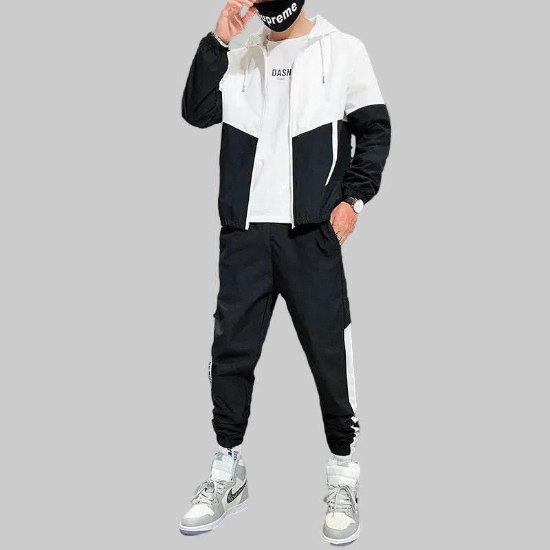 Men's Zip Tracksuit Set
