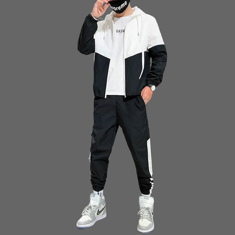 Men's Zip Tracksuit Set