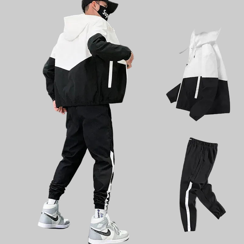 Men's Zip Tracksuit Set