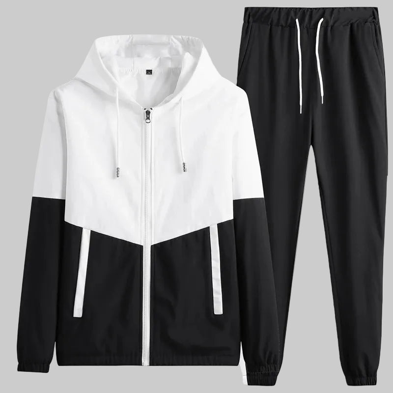 Men's Zip Tracksuit Set