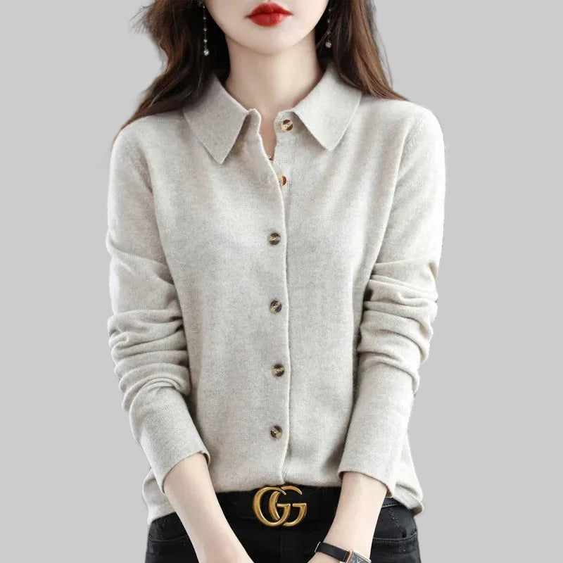 Polo Knit Cardigan