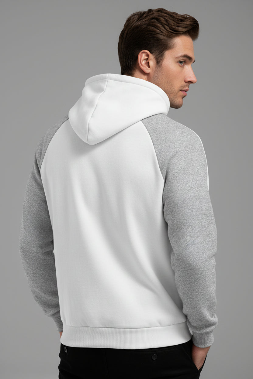 Men's Raglan Contrast Hoodie